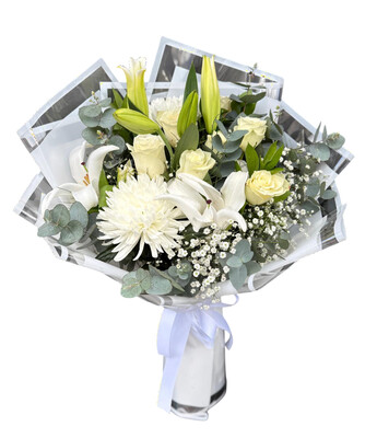 Kar���k Beyaz Buket