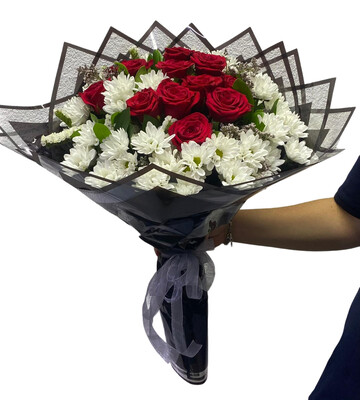 Papatya ve G�l Buketi